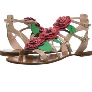Kate Spade flower sandals Colombus flat sz 7. 5